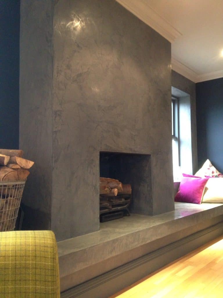 Feature Fireplace | Stucco & Stucco